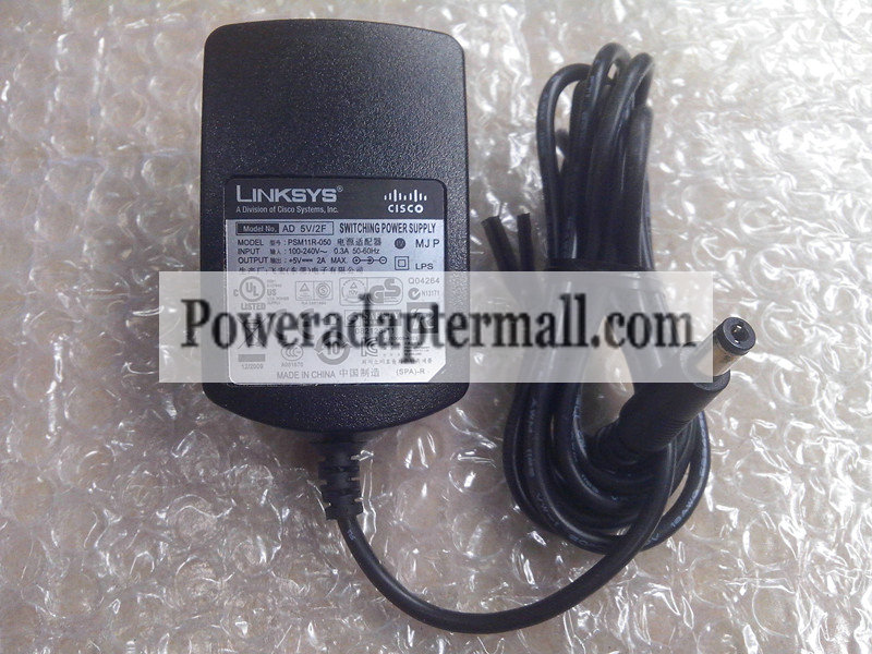 Genuine 5V 2A Cisco Linksys VoIP Products AC Power Adapter